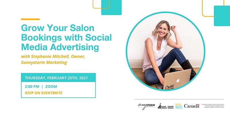 salon bookings event banner