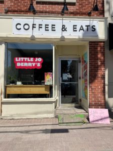 The storefront of Little Jo Berry's Coffee and Eats
