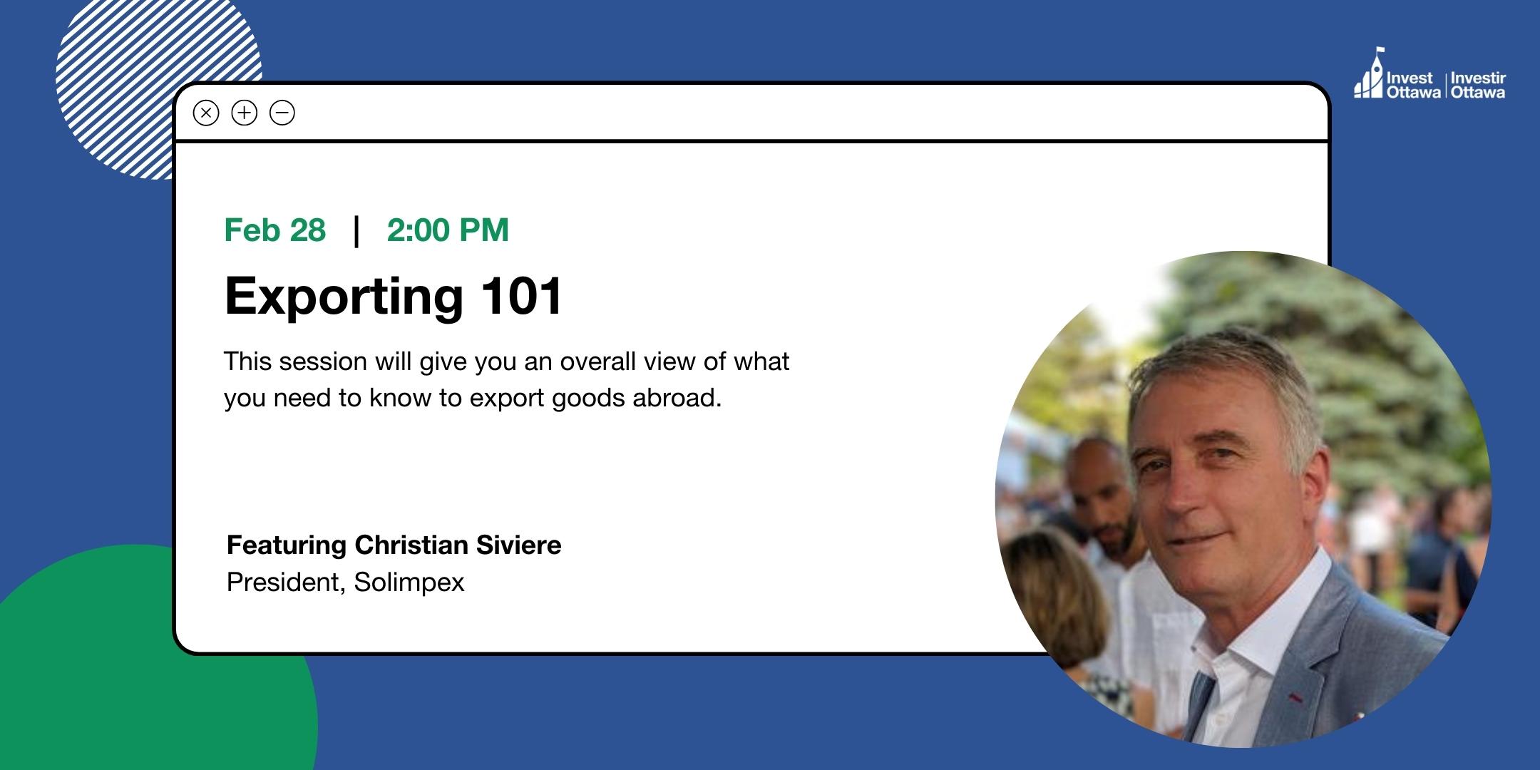 Exporting 101 (In Person)