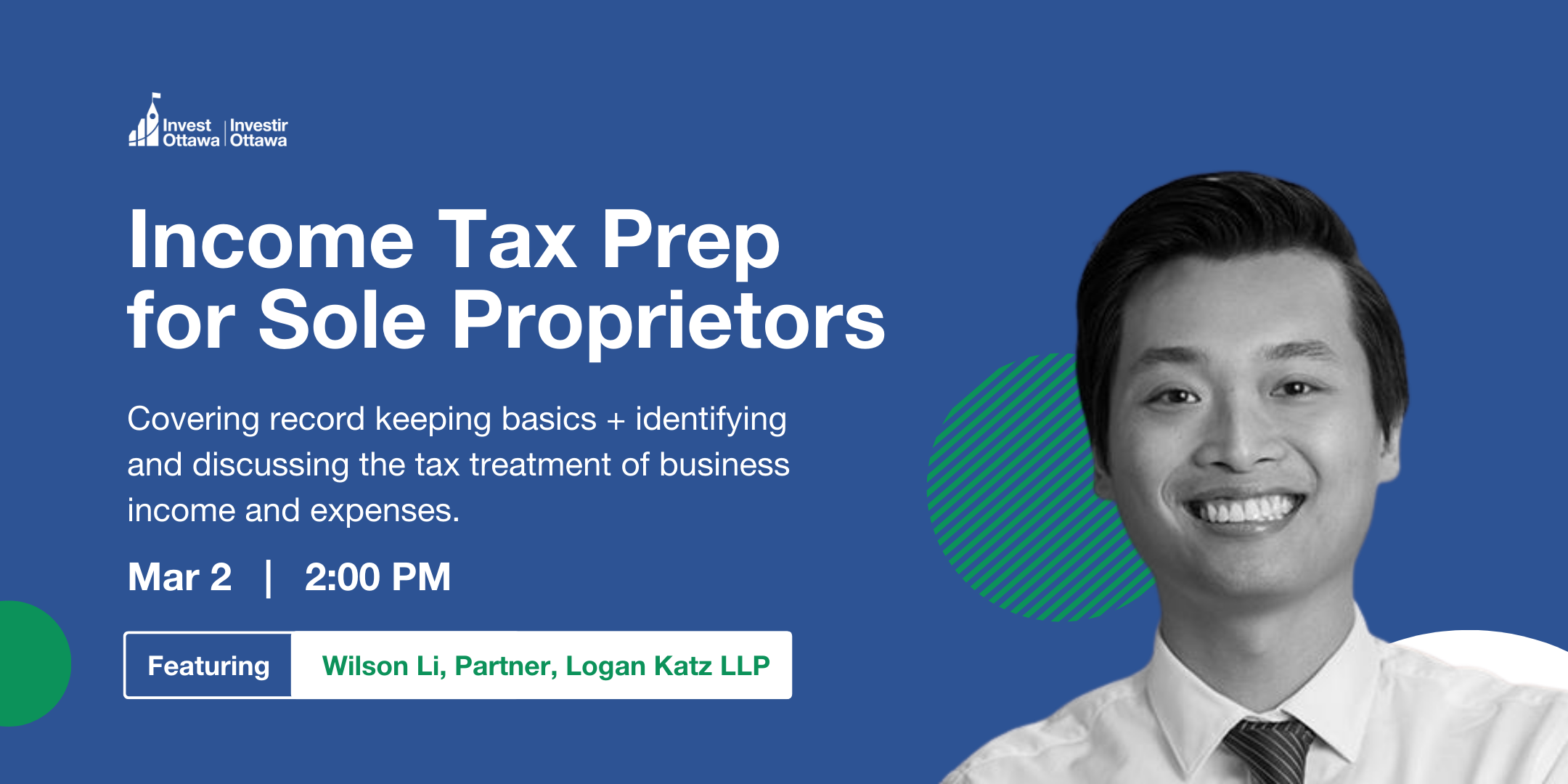 Tax Prep for Sole Proprietors (Virtual) Investir Ottawa