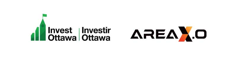 Invest Ottawa and Area X.O logo
