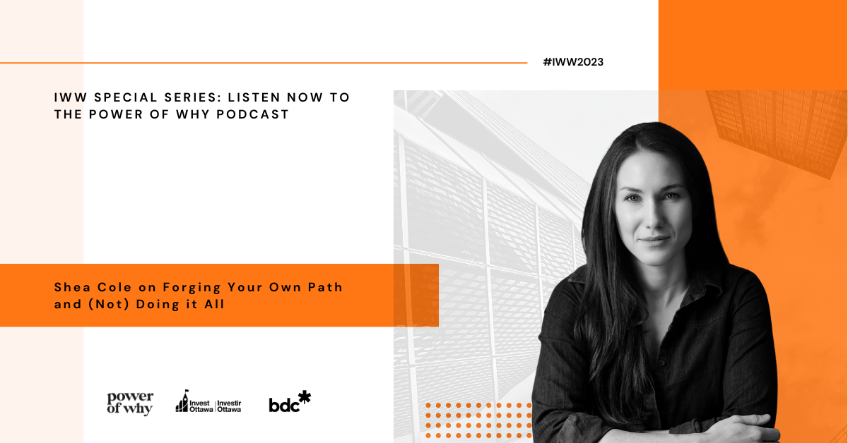Shea Cole on Forging Your Own Path and (Not) Doing it All
