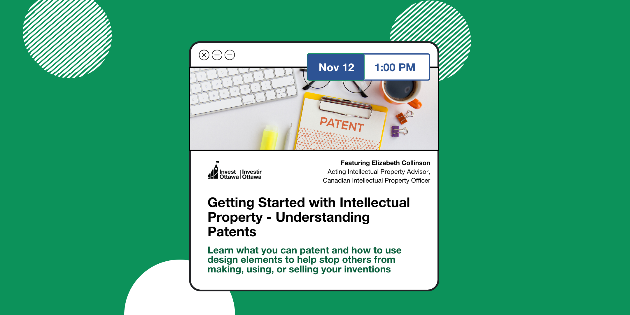 Getting Started with Intellectual Property – Understanding Patents (Virtual)