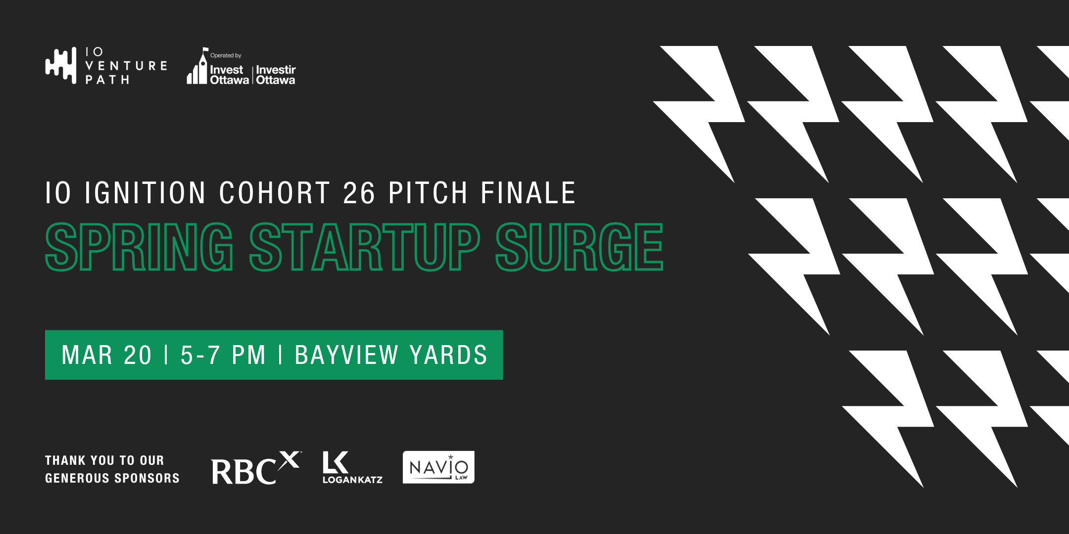 IO Ignition Cohort 26 Pitch Finale: Spring Startup Surge