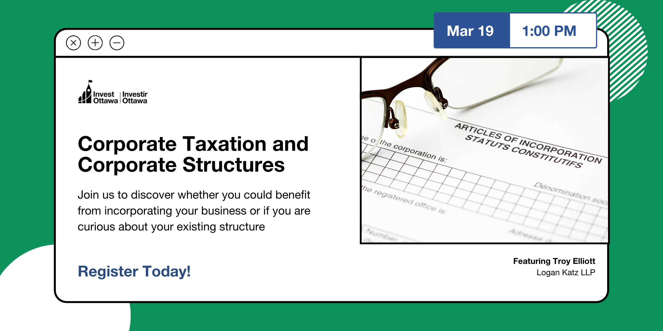 Corporate Taxation and Corporate Structures (Virtual)