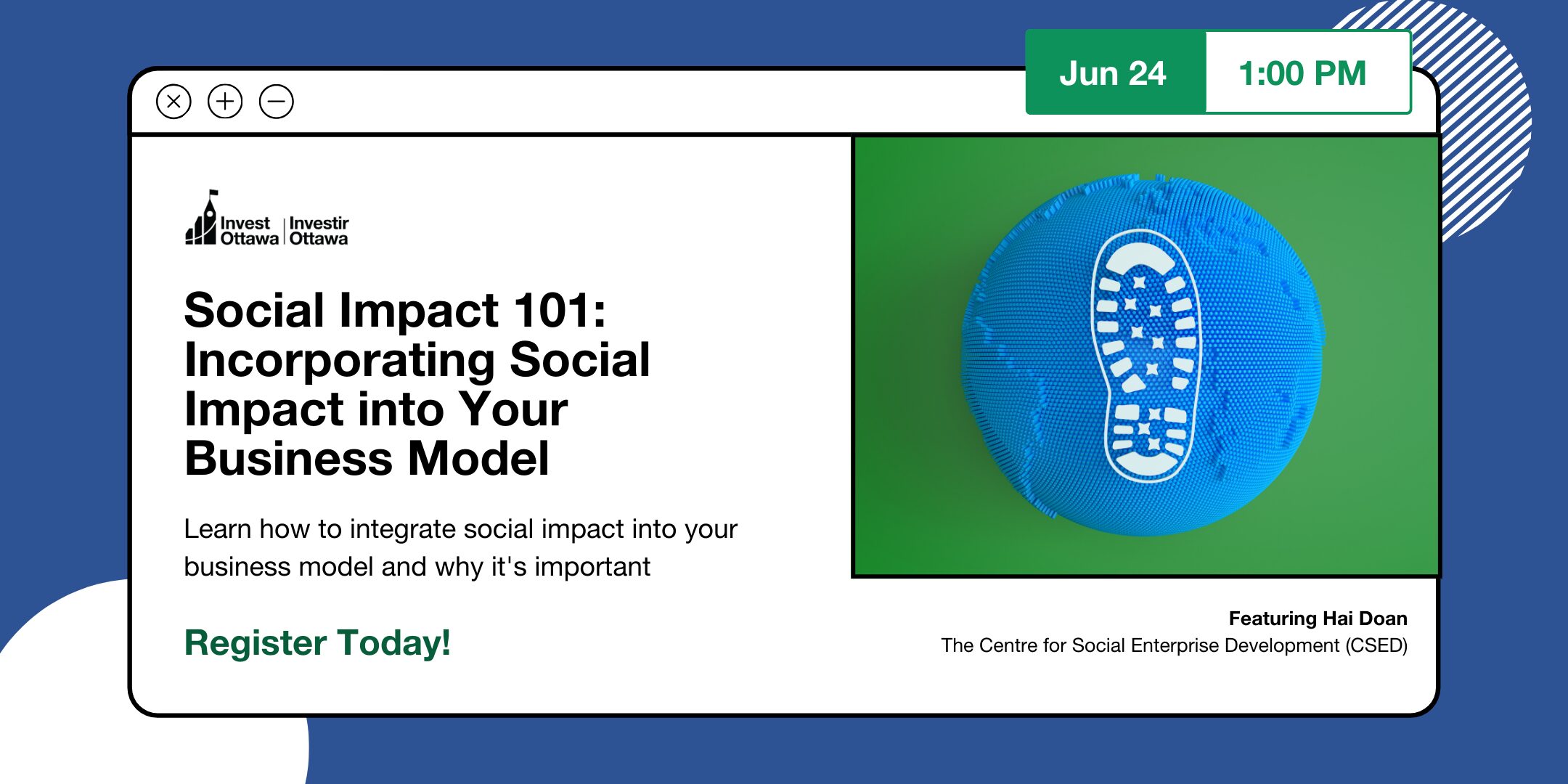 Social Impact 101: Incorporating Social Impact into Your Business Model (Virtual)