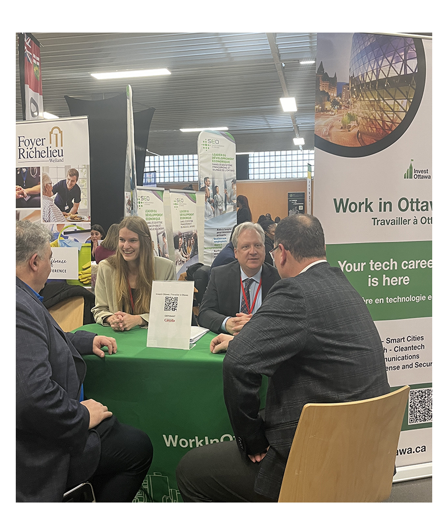 Work in Ottawa team at an event