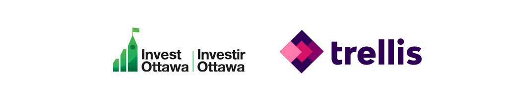 Invest Ottawa and Trellis logos