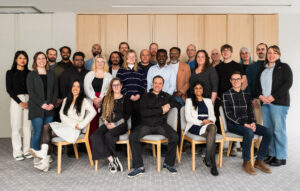 The team for Planetary Tech gathers for a photo. 