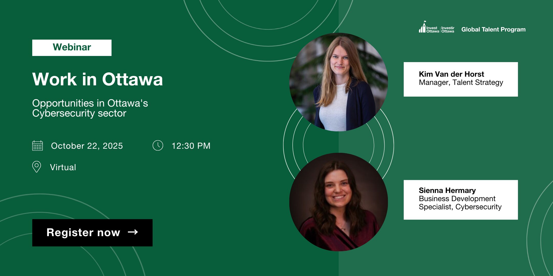 Work in Ottawa Webinar | Opportunities in Ottawa’s Cybersecurity Sector