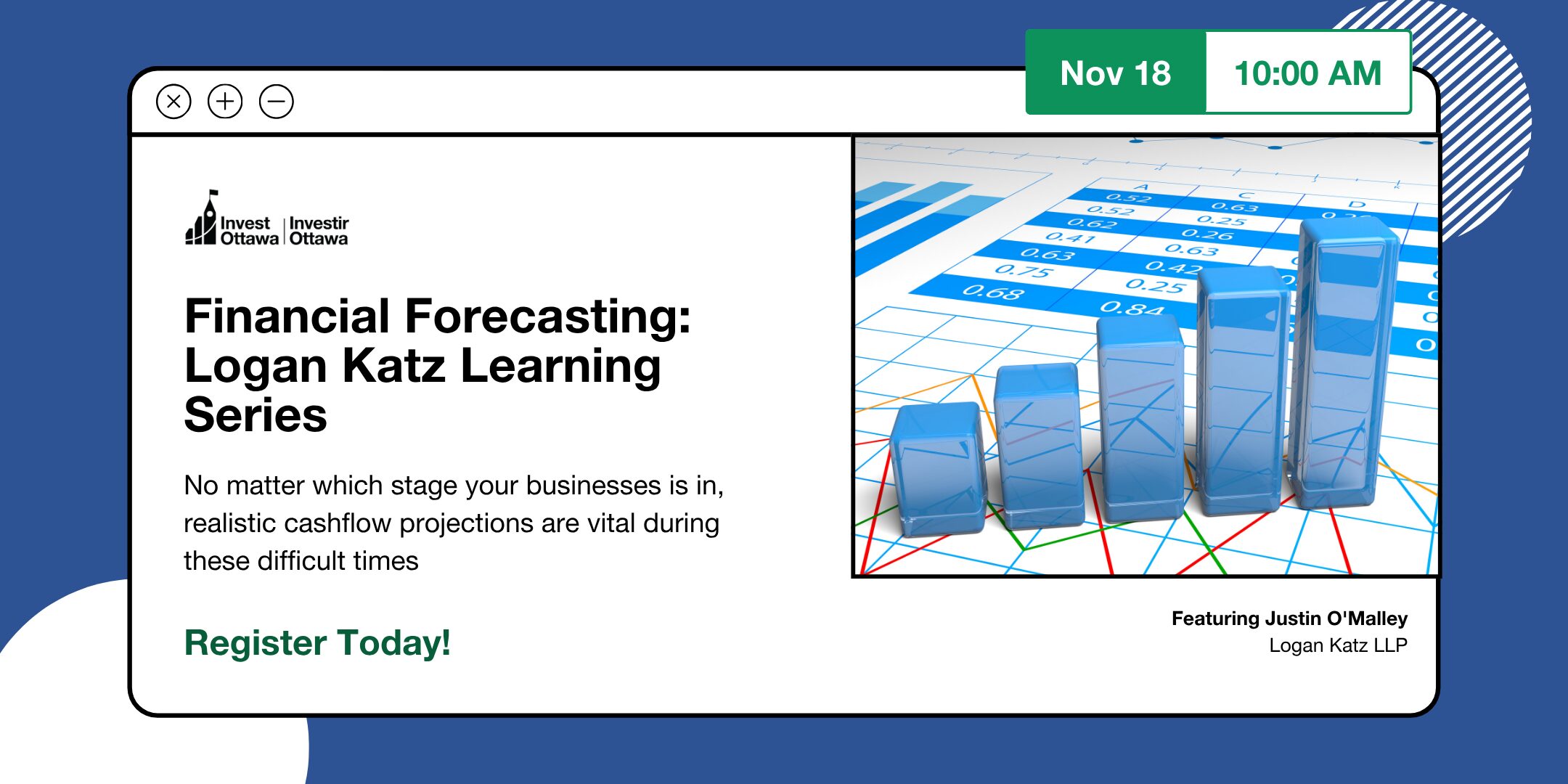 Financial Forecasting: Logan Katz Learning Series (Virtual)