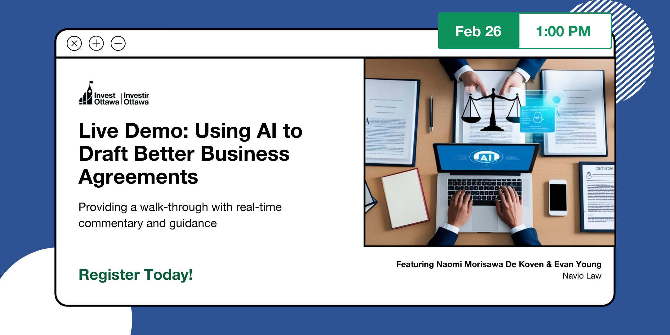 Live Demo: Using AI to Draft Better Business Agreements (Virtual)