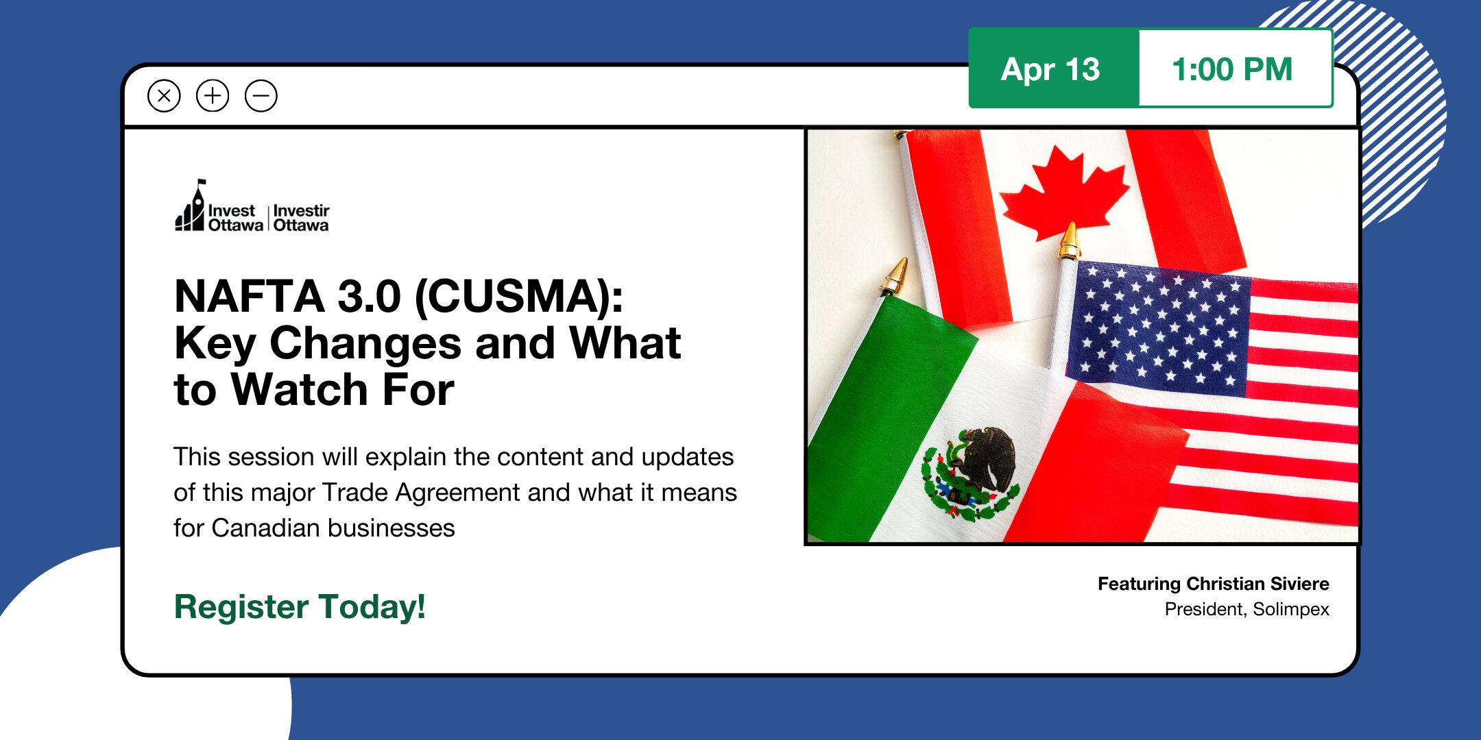 NAFTA 3.0 (CUSMA): Key Changes and What to Watch For (In Person)
