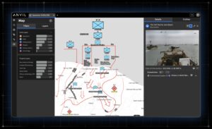 A screenshot of the ANVIL platform at work.