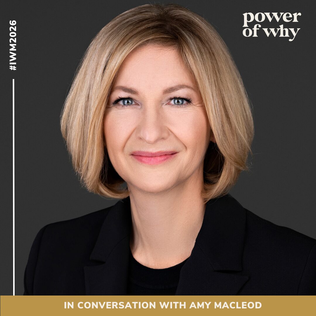 Power of Why promo with headshot of Amy MacLeod