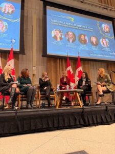 A panel gathers on stage for a discussion during Elevate International 2026.