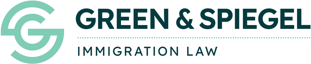 Logo for Green and Spiegel - with the text, Green and Spiegel - Immigration Law