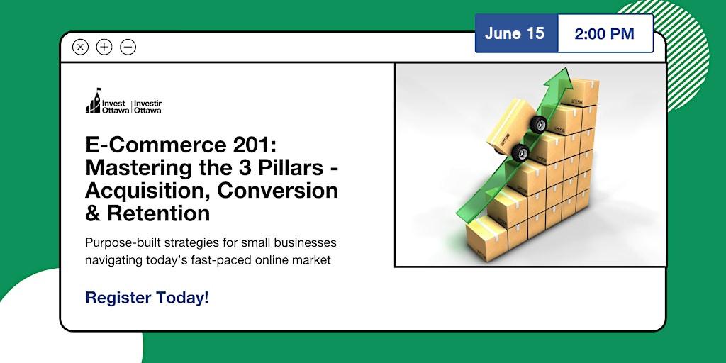 E-Commerce 201: Mastering 3 Pillars – Acquisition, Conversion & Retention