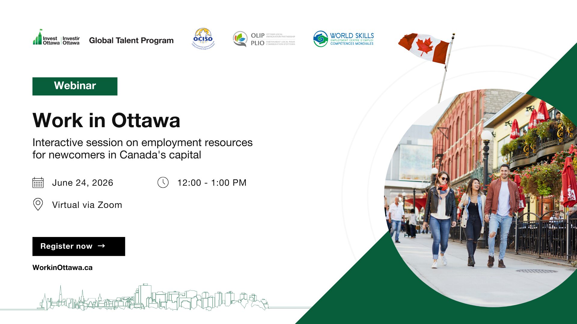 Work in Ottawa Webinar: Employment Resources for Newcomers