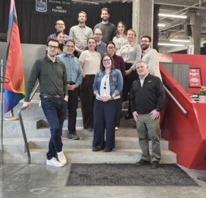 An image of the Fusion Fuel Cycles team posing for a group photo in Ottawa.