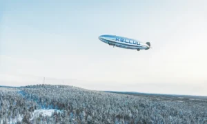 An image of Kelluu's airship solution. 