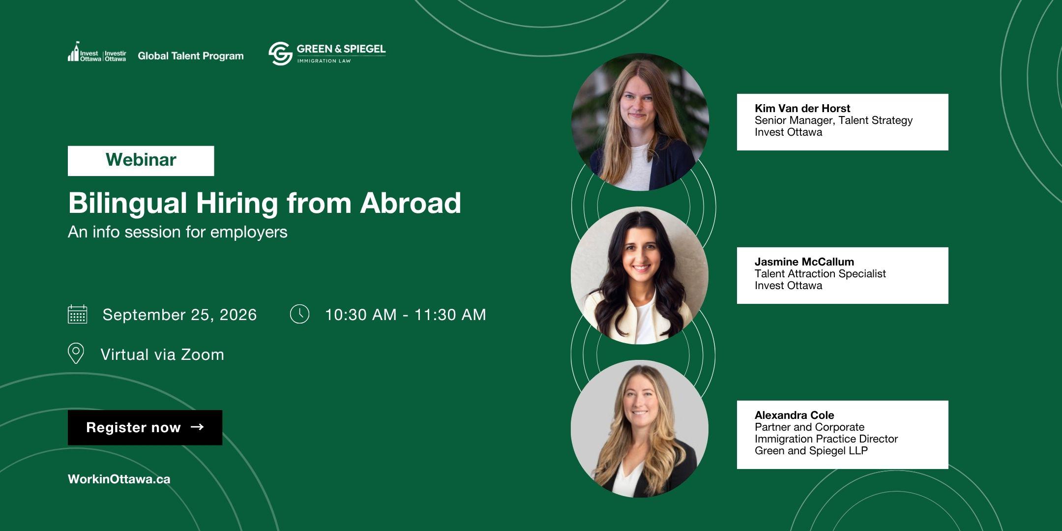 Bilingual Hiring from Abroad: An info session for Employers