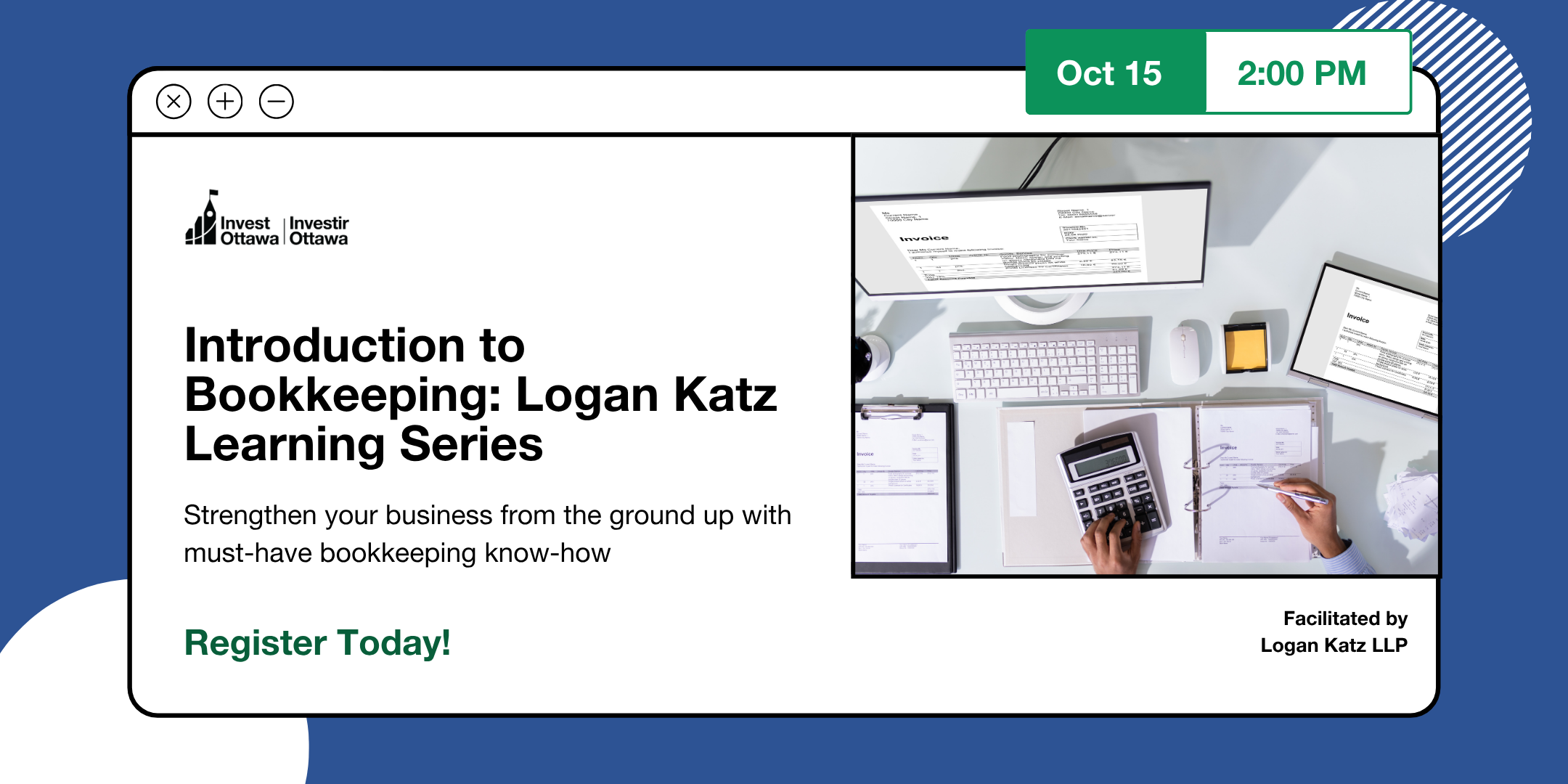 Introduction to Bookkeeping: Logan Katz Learning Series (Virtual)