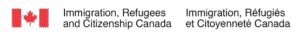 The logo for Immigration, Refugees and Citizenship Canada. 