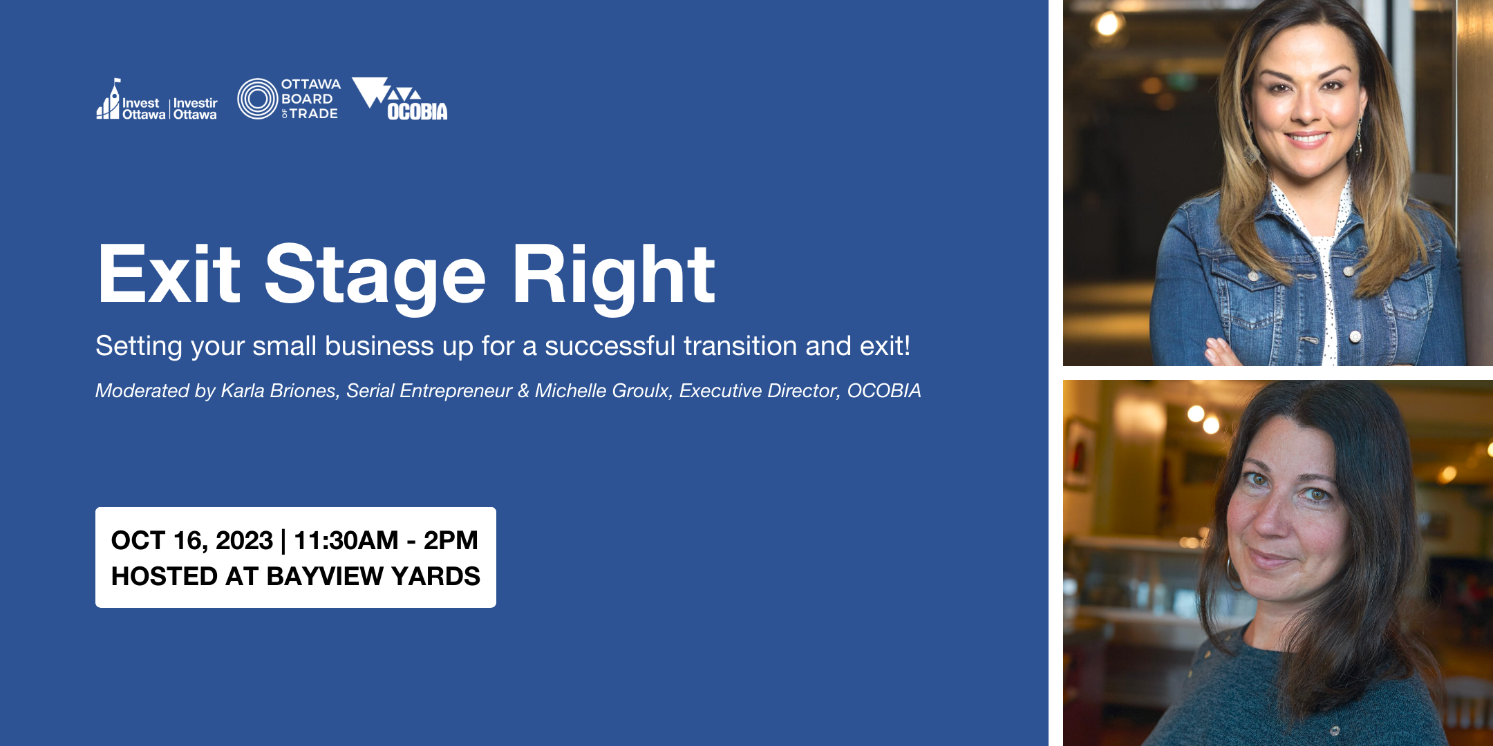 Exit Stage Right Setting your small business up for a successful